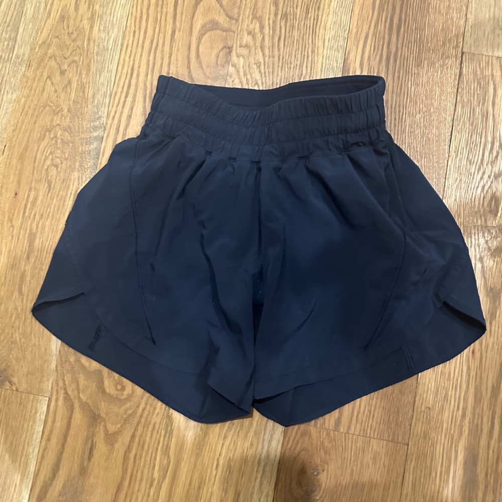 4”Lululemon athletica Navy Run/Training Shorts